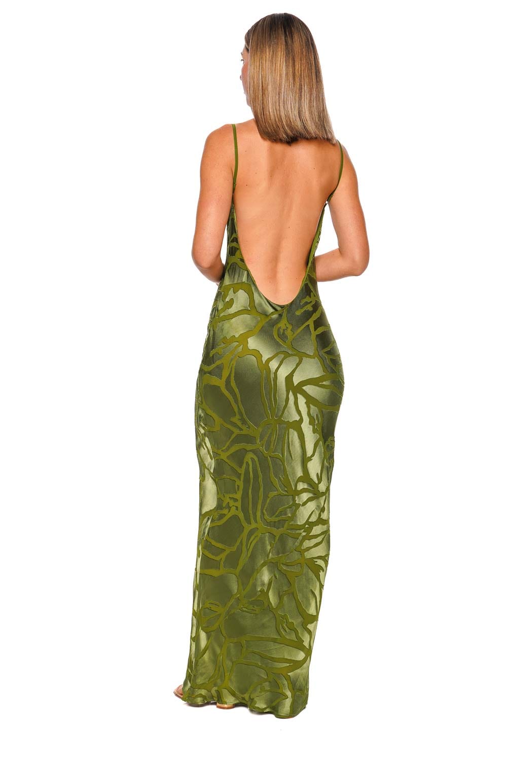 Cult Gaia ALI Deep Pasture Sleeveless Maxi Dress