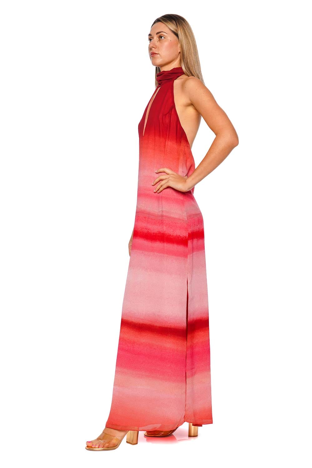 BAOBAB Magia Salvaje Ombre Halter Maxi Dress