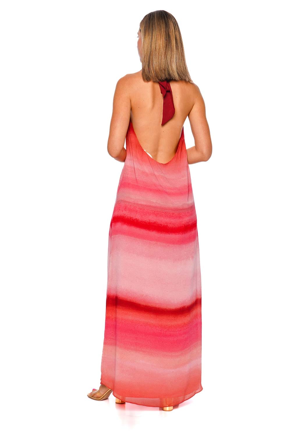 BAOBAB Magia Salvaje Ombre Halter Maxi Dress
