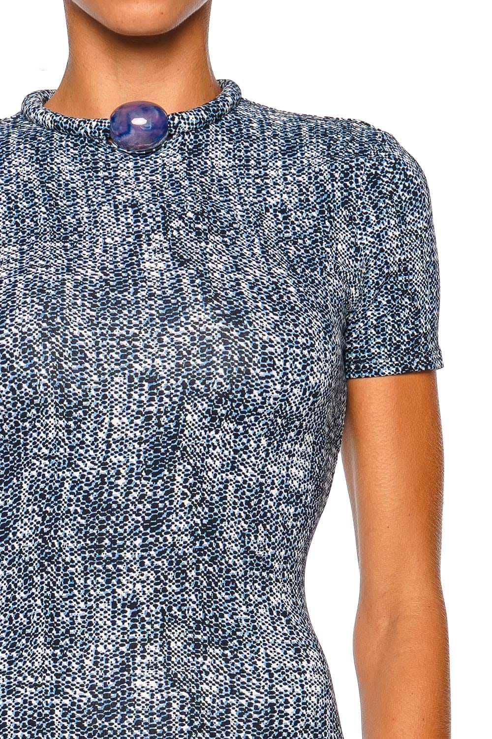 Yara Embellished Short Sleeve Maxi Dress