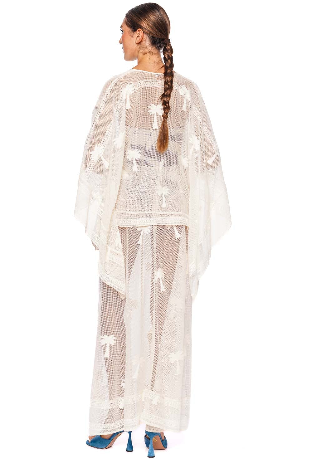 Johanna Ortiz After Swimming Embroidered Cotton Poncho