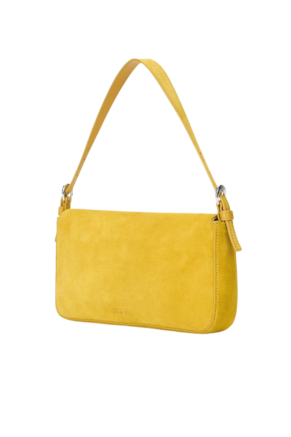 Staud Harlow Goldenrod Leather Shoulder Bag