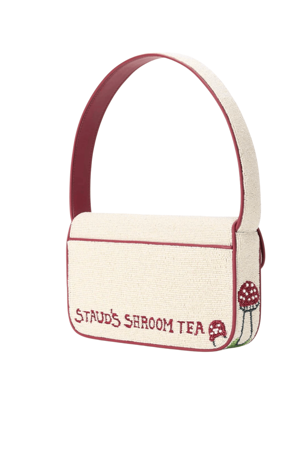 Tommy Beaded Shoulder Bag Mushroom Design