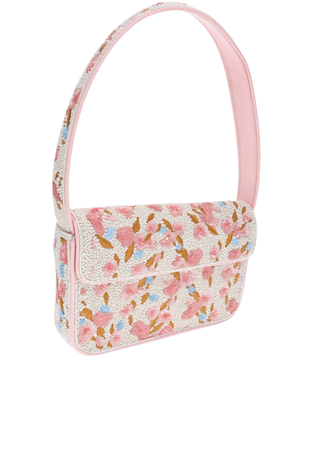Staud Tommy Spring Day Beaded Shoulder Bag