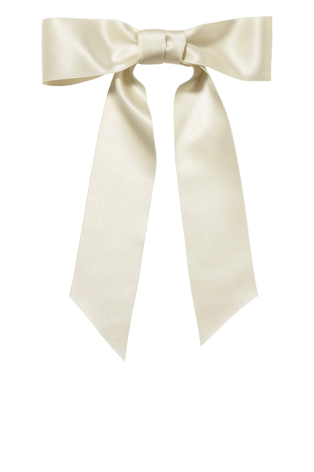 Jennifer Behr Virginia Cream Silk Bow Barrette