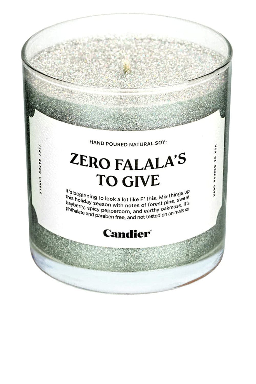 Candier Zero Falala's to Give Glitter Candle