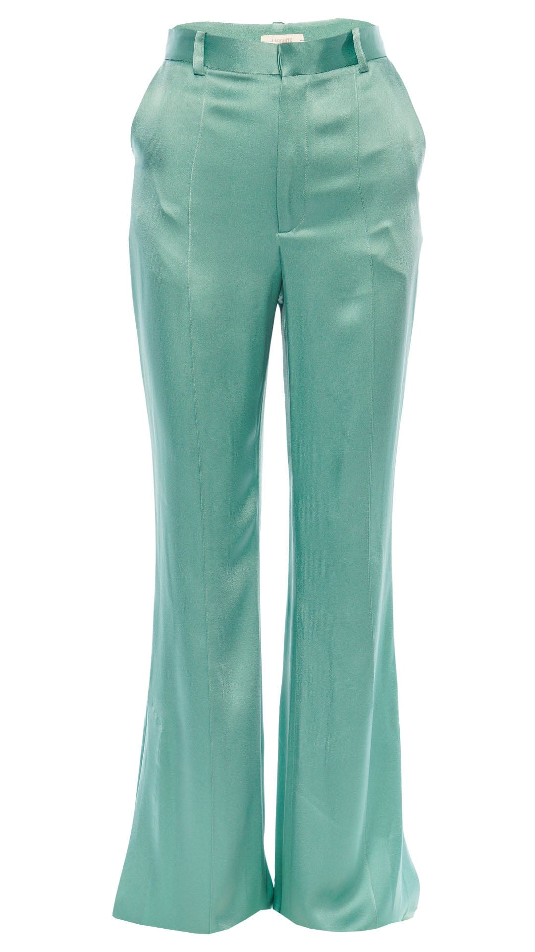 LAPOINTE Doubleface Satin High Waisted Flare Leg Pant