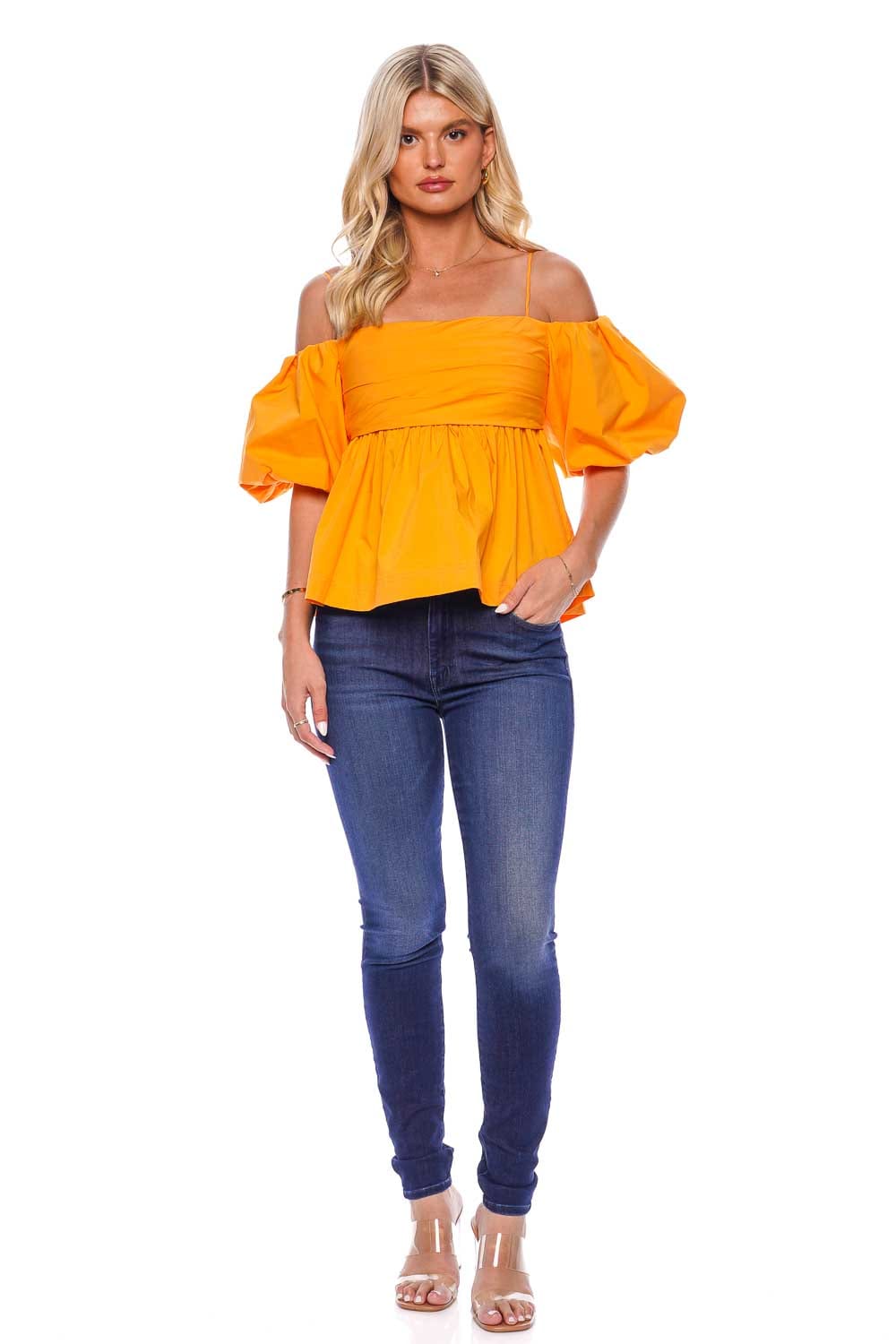 Jonathan simkhai discount puff sleeve sweater