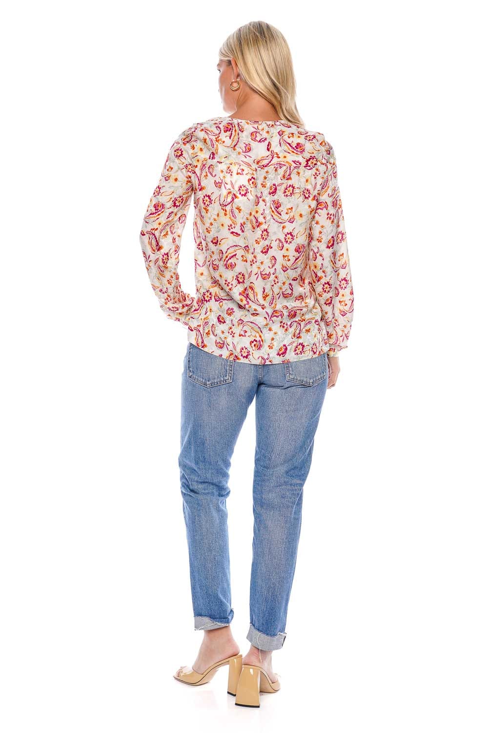 Isabel Marant Prian Floral Printed Silk Blouse