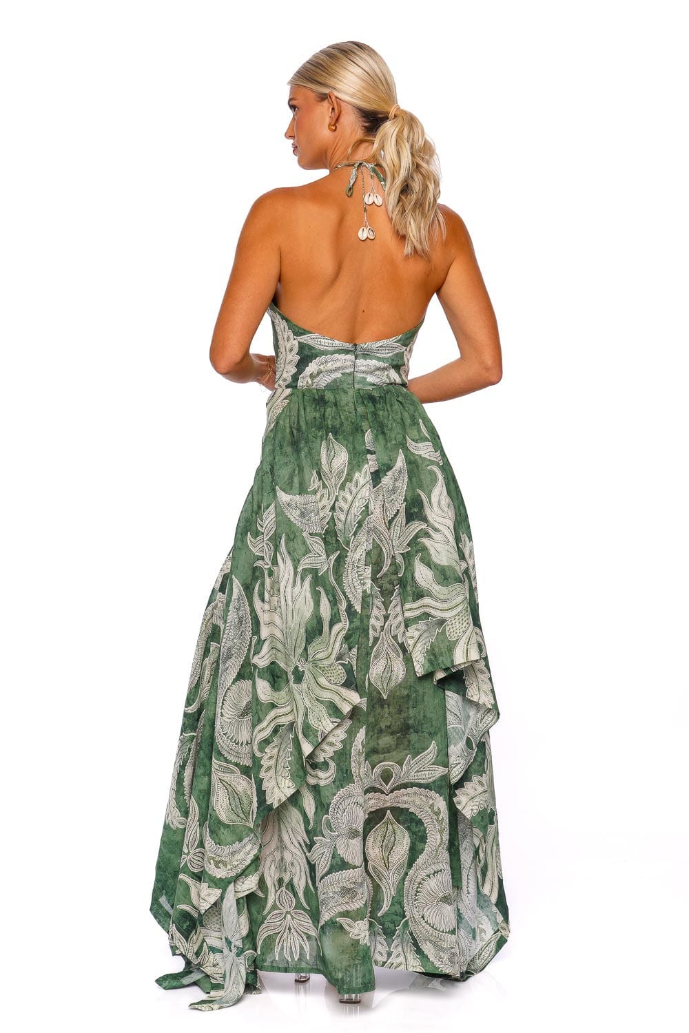 Leach botanical 2025 print maxi dress